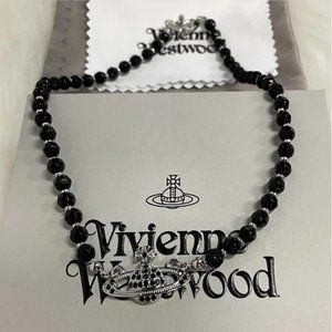 vivienne westwood black necklace